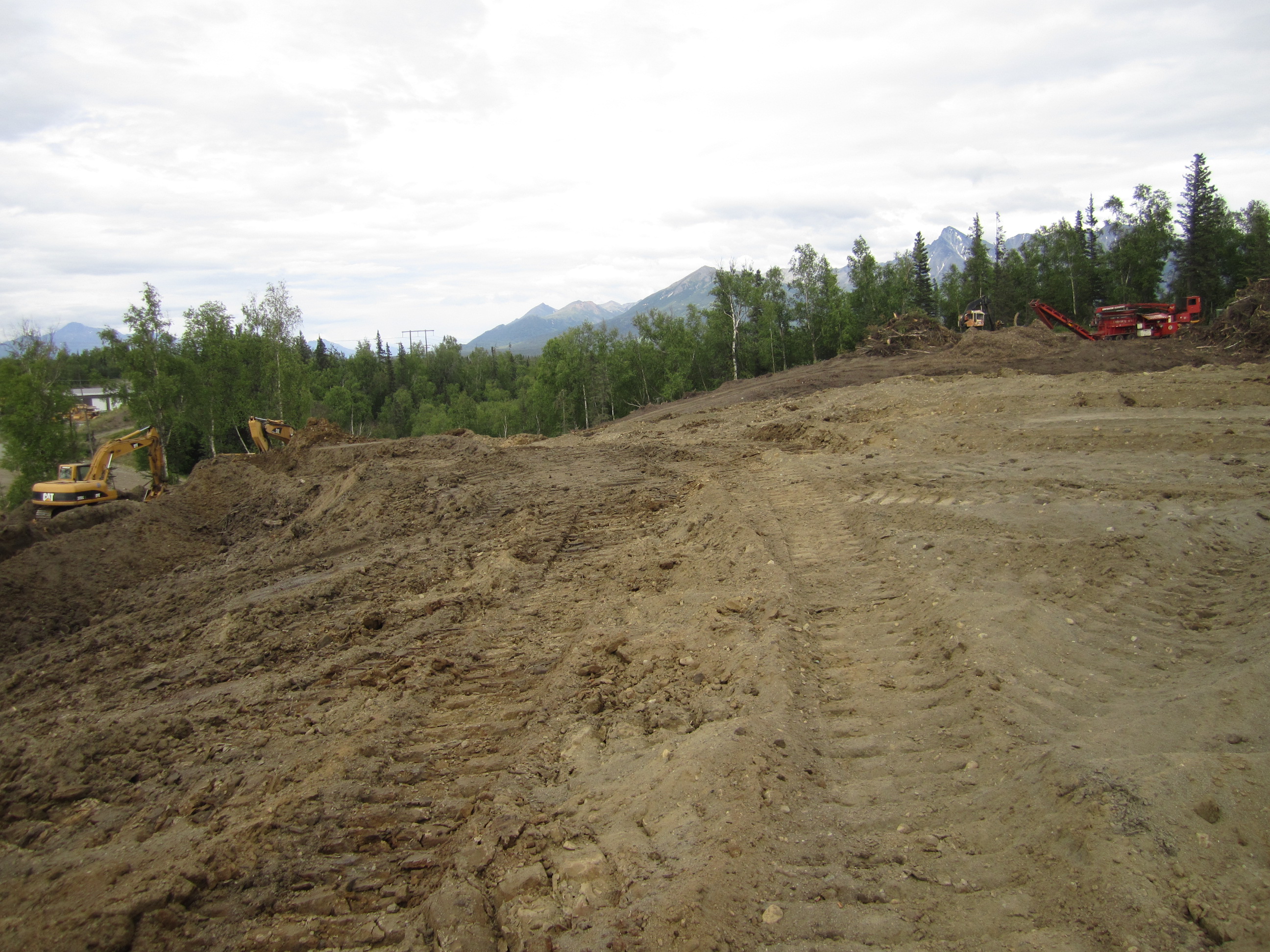Cleared Construction project in wasilla alaska